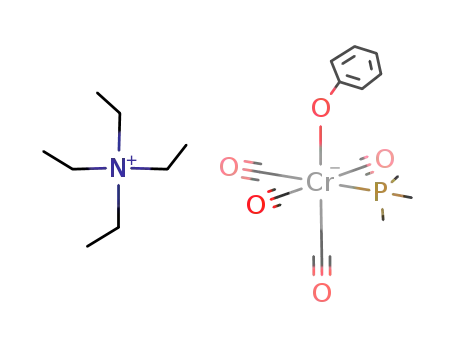 {Et<sub>4</sub>N}{cis-Cr(CO)4(PMe<sub>3</sub>)OPh}