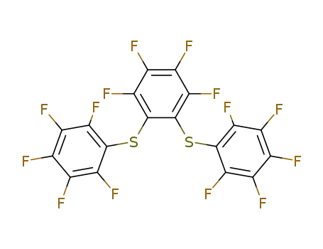 3,4,5,6-tetrafluoro-1,4-bis(pentafluorophenylsulfanyl)benzene
