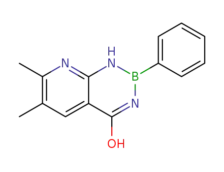 6,7-dimethyl-2-phenyl-2,3-dihydro-1<i>H</i>-pyrido[2,3-<i>d</i>][1,3,2]diazaborinin-4-one