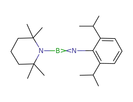 Molecular Structure of 113748-54-2 ((2,6-diisopropylphenylimino)(2,2,6,6-tetramethylpiperidino)borane)