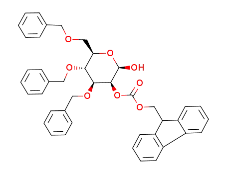 3,4,6-tri-O-benzyl-2-O-(9-fluorenylmethoxycarbonyl)-β-D-mannopyranoside