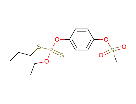 Molecular Structure of 59893-20-8 (O-ethyl O-[4-(methanesulfonyloxy)phenyl] S-n-propyl phosphorodithioate)