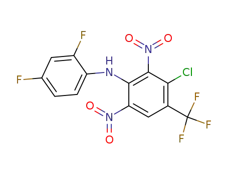 3-chloro-N-(2,4-difluorophenyl)-2,6-dinitro-4-(trifluoromethyl)aniline
