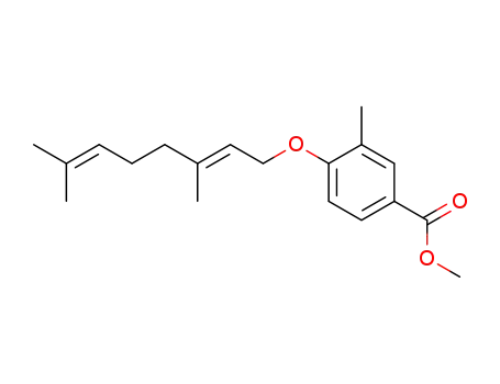 3-methyl-4-[(3,7-dimethyl-2,6-octadienyl)oxy]benzoic acid methyl ester