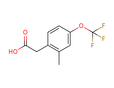 2-(Carboxymethyl)-5-(trifluoromethoxy)toluene, 4-(Trifluoromethoxy)-o-tolylacetic acid