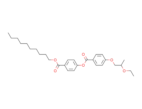 4-(2-ethoxypropyloxy)benzoic acid 4'(decyloxycarbonyl)phenyl ester