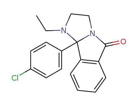 5H-Imidazo[2,1-a]isoindol-5-one,
9b-(4-chlorophenyl)-1-ethyl-1,2,3,9b-tetrahydro-