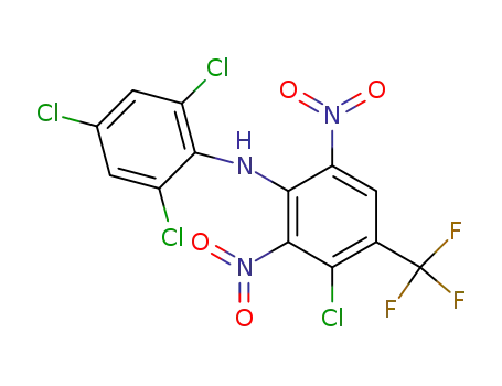 Benzenamine, 3-chloro-3,6-dinitro-N-(2,4,6-trichlorophenyl)-4-(trifluoromethyl)-