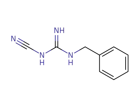 Guanidine, N-cyano-N'-(phenylmethyl)-