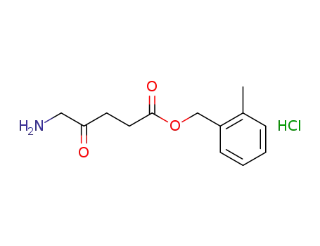 Molecular Structure of 396078-91-4 (2-METHYL BENZYL 5-AMINOLEVULINATE HYDROCHLORIDE)