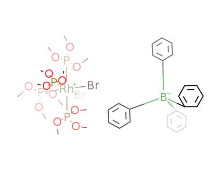 cis-{Rh(P(OCH<sub>3</sub>)3)4Br<sub>2</sub>}BPh<sub>4</sub>