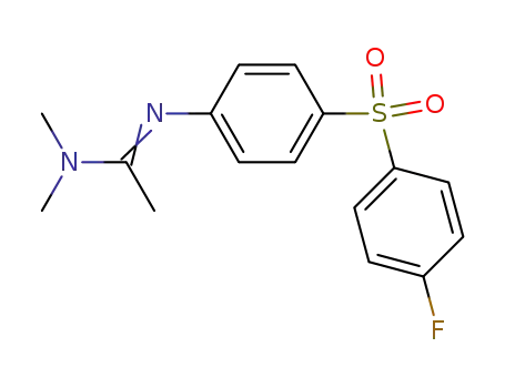 N-[4-[(4-Fluorophenyl)sulfonyl]phenyl]-N,N-dimethylethanimidamide