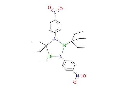 (NO<sub>2</sub>C<sub>6</sub>H<sub>4</sub>N)2BC(C<sub>2</sub>H<sub>5</sub>)3BC<sub>2</sub>H<sub>5</sub>C(C<sub>2</sub>H<sub>5</sub>)2