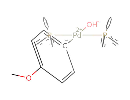 trans-CH<sub>3</sub>OC<sub>6</sub>H<sub>4</sub>Pd(OH)(PPh<sub>3</sub>)2