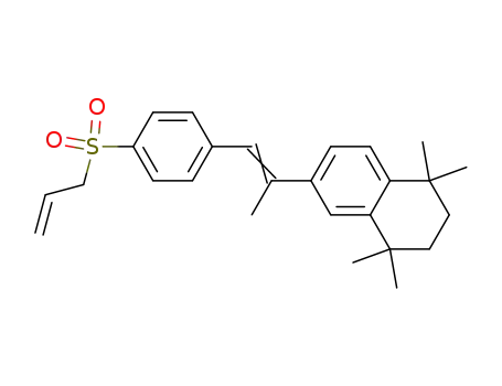 allyl p-[2-(5,6,7,8-tetrahydro-5,5,8,8-tetramethyl-2-naphthyl)propenyl]phenylsulphone