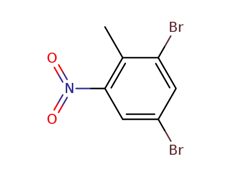 Molecular Structure of 67365-46-2 (1,5-DIBROMO-2-METHYL-3-NITROBENZENE)