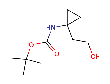 Tert-butyl N-[1-(2-hydroxyethyl)cyclopropyl]carbamate cas no. 753023-57-3 98%