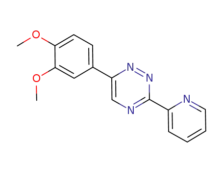6-(3,4-dimethoxyphenyl)-3-(2-pyridyl)-1,2,4-triazine
