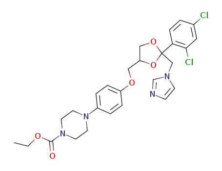 Molecular Structure of 85058-43-1 (DICHLOROPHENYL IMIDAZOLDIOXOLAN)