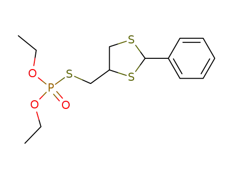 O,o-diethyl-S-[(2-phenyl-1,3-dithiolan-4-yl)-methyl]phosphorothioate