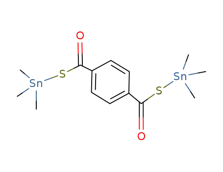 Molecular Structure of 119305-90-7 ((CH<sub>3</sub>)3SnSOCC<sub>6</sub>H<sub>4</sub>COSSn(CH<sub>3</sub>)3)