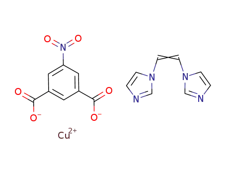 ([Cu(gauche-1,2-bis(imidazol-1'-yl)ethane)0.5(anti-1,2-bis(imidazol-1'-yl)ethane)0.5(5-nitroisophthalic acid(-2H))])n