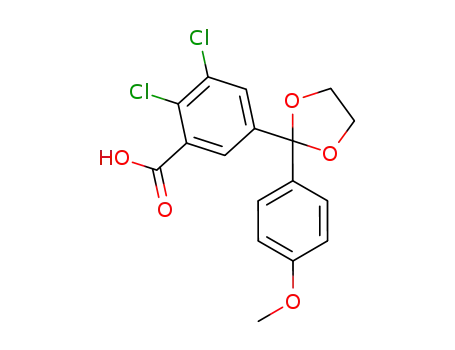 C<sub>17</sub>H<sub>14</sub>Cl<sub>2</sub>O<sub>5</sub>