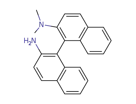 Molecular Structure of 921212-80-8 (S-N,N-diMethyl-[1,1'-Binaphthalene]-2,2'-diaMine)
