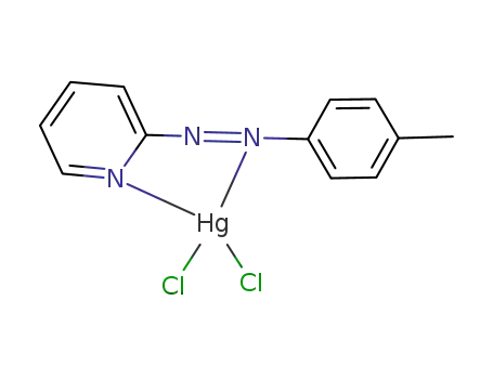 (CH<sub>3</sub>C<sub>6</sub>H<sub>4</sub>NNC<sub>5</sub>H<sub>4</sub>N)HgCl<sub>2</sub>