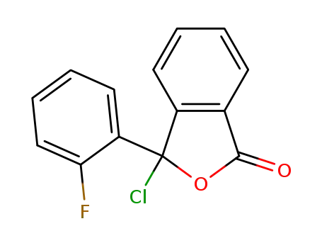 1(3H)-Isobenzofuranone, 3-chloro-3-(2-fluorophenyl)-