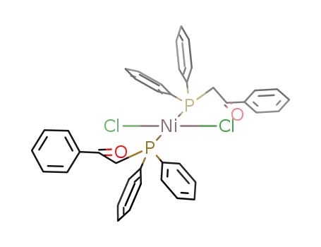 trans-dichloro-bis(diphenylphosphinomethyl phenylketone-P)nickel(II)