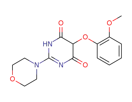 5-(2-methoxy-phenoxy)-2-(morpholin-4-yl)-4,6(1H,5H)-pyrimidinedione