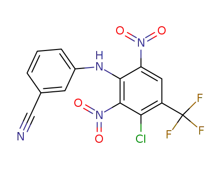3-Chloro-N-(3-cyanophenyl)-2,6-dinitro-4-(trifluoromethyl)benzenamine