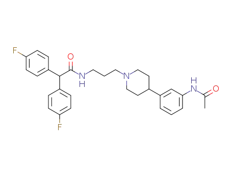 N-(3-{4-[3-(acetylamino)phenyl]-1-piperidinyl}propyl)-2,2-bis(4-fluorophenyl)acetamide