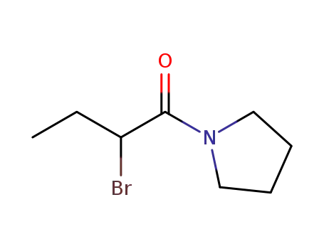 Molecular Structure of 1119450-19-9 (1-(2-bromobutanoyl)pyrrolidine)