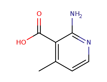Molecular Structure of 38076-82-3 (2-AMINO-4-METHYLNICOTINIC ACID,)