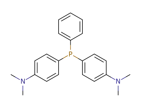 Molecular Structure of 1100-11-4 (Benzenamine, 4,4'-(phenylphosphinidene)bis[N,N-dimethyl-)