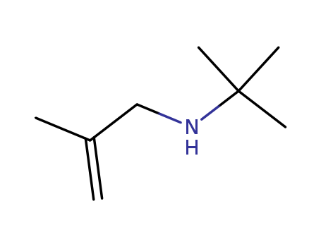 Molecular Structure of 119353-28-5 (2-Propen-1-amine, N-(1,1-dimethylethyl)-2-methyl-)