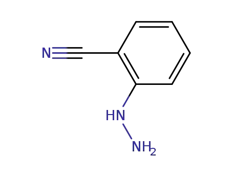 Molecular Structure of 63589-18-4 (Benzonitrile, 2-hydrazino- (9CI))