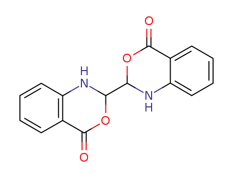 Molecular Structure of 24978-39-0 (2,2'-bis-(1,2-dihydro-4-oxo-3,1-benzoxazine))
