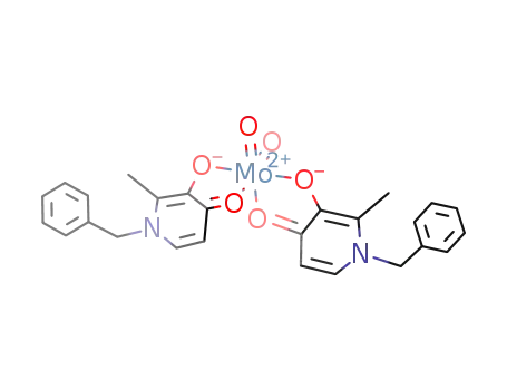 cis-bis(1-benzyl-3-hydroxy-2-methyl-4-pyridinonato)dioxomolybdenum(VI)