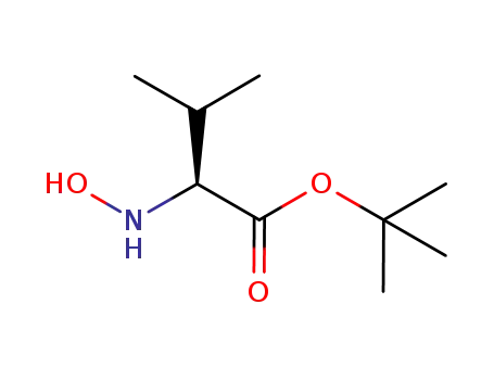Molecular Structure of 1124196-10-6 ((S)-tert-butyl 2-(hydroxyamino)-3-methylbutanoate)