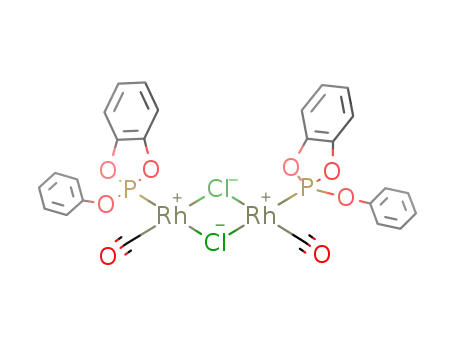 μ-dichlorobis[(carbonyl)(o-phenylene phenyl phosphite)rhodium(I)]