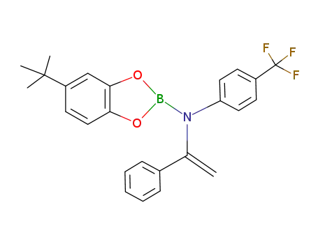 (CH<sub>3</sub>)3CC<sub>6</sub>H<sub>3</sub>O<sub>2</sub>BN(C<sub>6</sub>H<sub>4</sub>CF<sub>3</sub>)C(C<sub>6</sub>H<sub>5</sub>)CH<sub>2</sub>