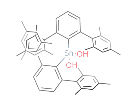 Sn(C<sub>6</sub>H<sub>3</sub>(C<sub>6</sub>H<sub>2</sub>(CH<sub>3</sub>)3)2)2(OH)2