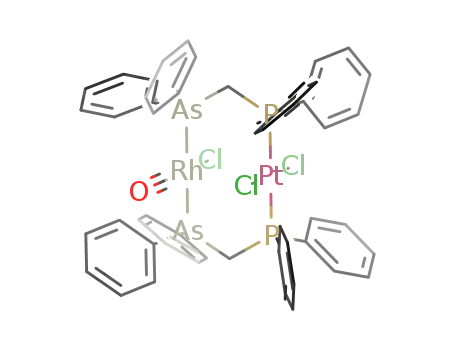 trans-Rh(CO)Cl(μ-Ph2AsCH2PPh2)2-trans-PtCl2