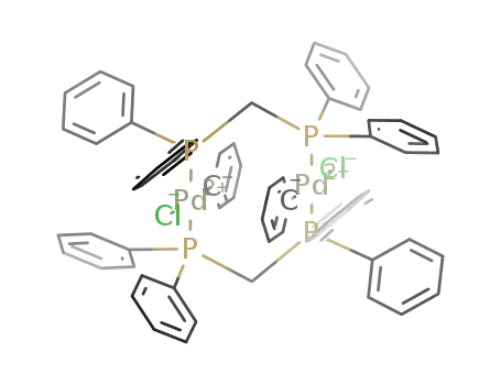 [PdClC<sub>6</sub>H<sub>5</sub>(C<sub>6</sub>H<sub>5</sub>)2PCH<sub>2</sub>P(C<sub>6</sub>H<sub>5</sub>)2]2