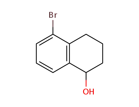 Molecular Structure of 92013-31-5 (5-BROMO-1,2,3,4-TETRAHYDRONAPHTHALEN-1-OL)
