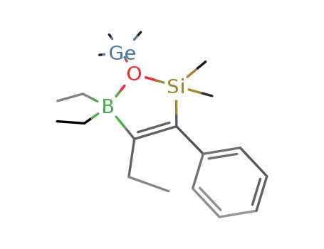4,5,5-triethyl-2,5-dihydro-2,2-dimethyl-3-phenyl-1-(trimethylgermyl)-1,2,5-oxoniasilaboratole