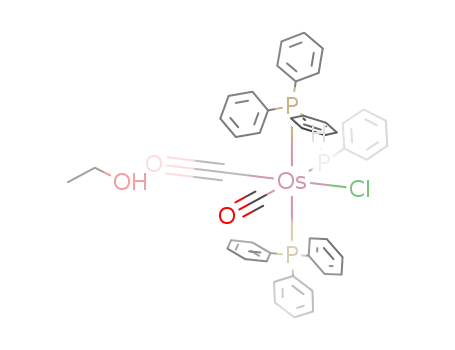 OsCl(PH(C<sub>6</sub>H<sub>5</sub>))(CO)2(P(C<sub>6</sub>H<sub>5</sub>)3)2*C<sub>2</sub>H<sub>6</sub>O